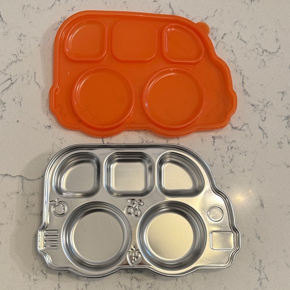 Innobaby Stainless Bus Plate with Airtight Sectional Lid - Picture 3 of 9